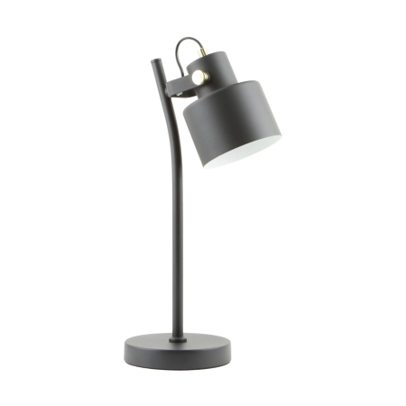 Czarna lampka w stylu industrialnym, do biura A2038-SBK z serii DRACO