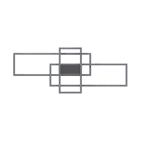 Ledowa, geometryczna lampa sufitowa MX7907-3B-3BT z serii ERVI - 3