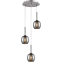 Srebrna lampa wisząca do sypialni MD1629-3B chrome z serii MONIC