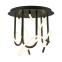 Nowoczesna lampa sufitowa do sypialni ZM 2023573-BK z serii BALBO