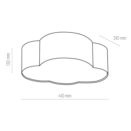 Lampa sufitowa TK 4229 z serii CLOUD MINI 2